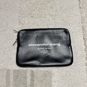 Alexander wang black scout clutch